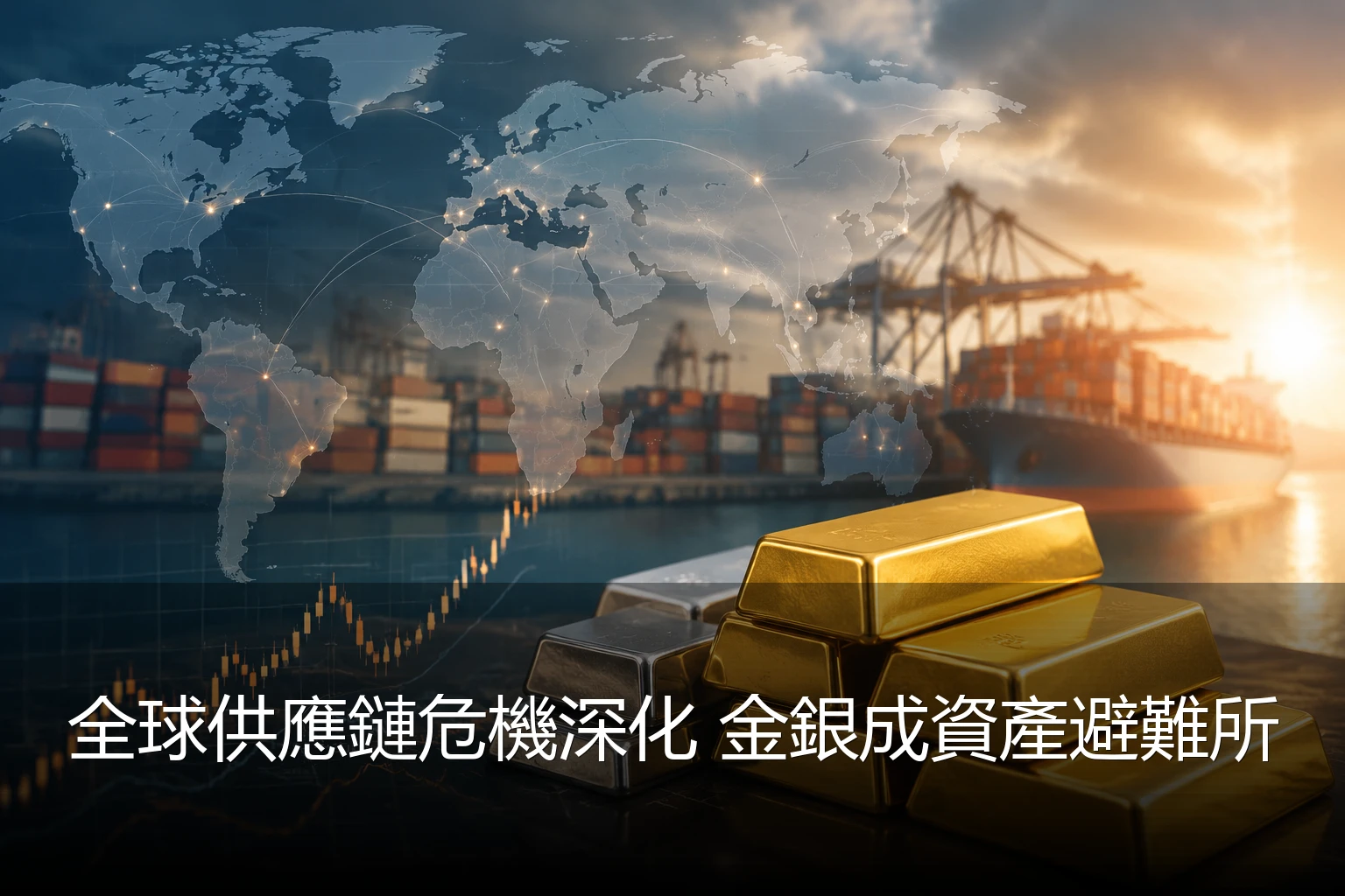 全球供應鏈危機深化 金銀成資產避難所