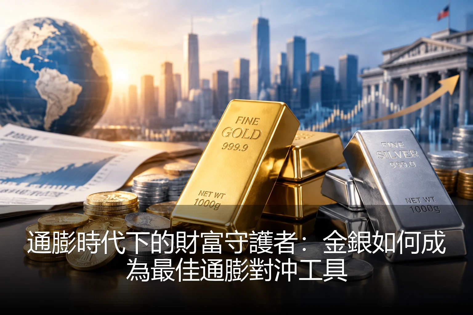 通膨時代下的財富守護者：金銀如何成為最佳通膨對沖工具