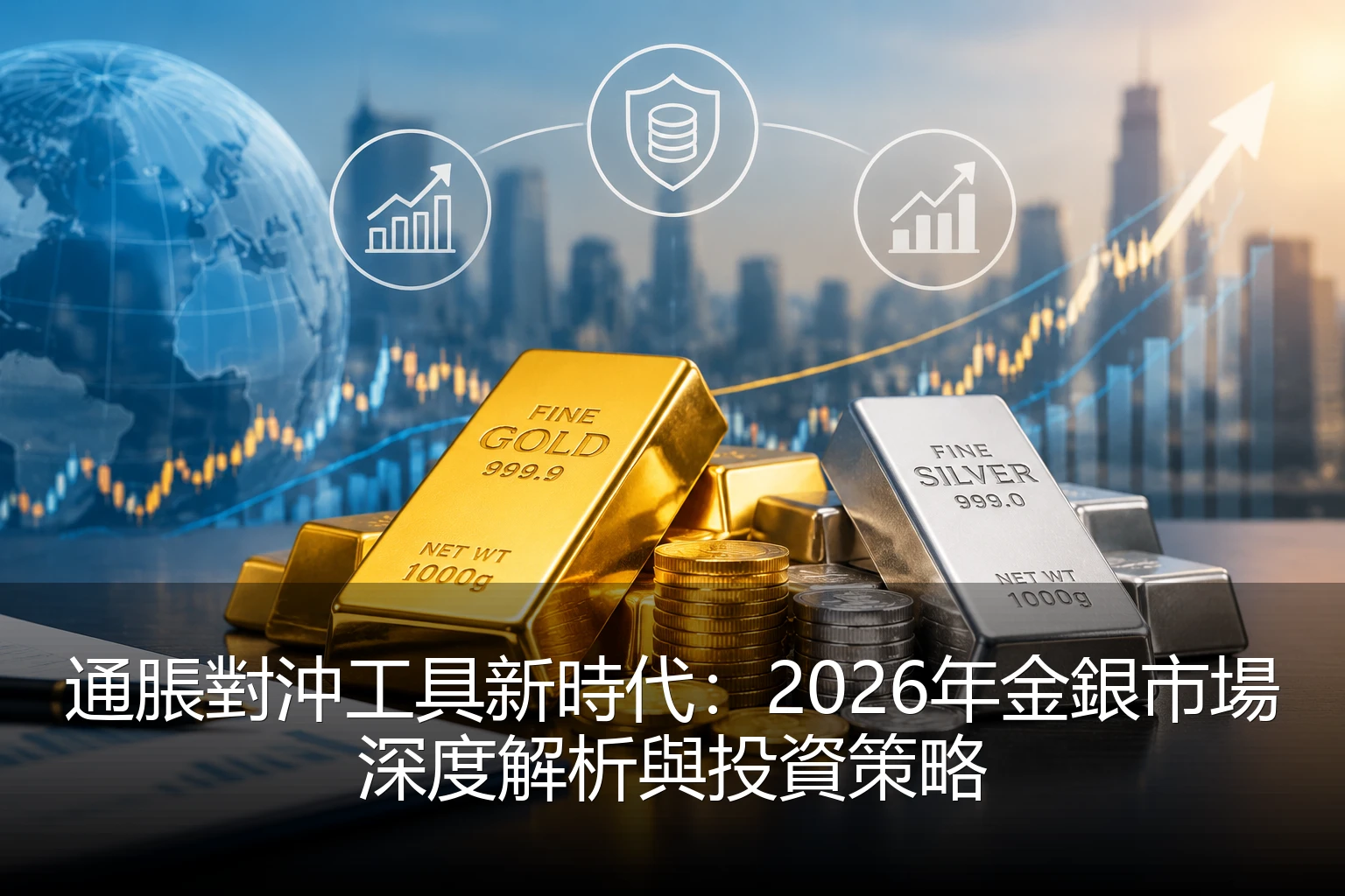 通脹對沖工具新時代：2026年金銀市場深度解析與投資策略